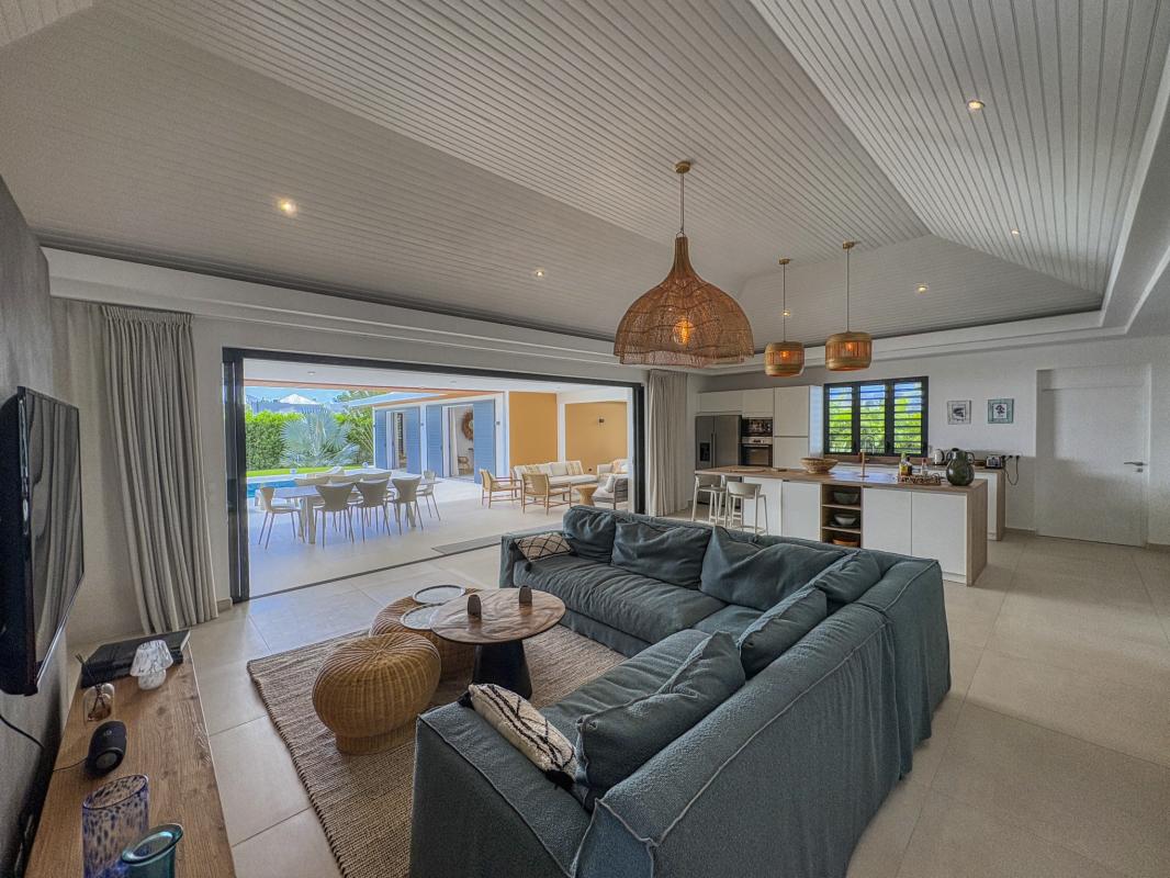 19.Location villa piscine Saint François Guadeloupe_Salon